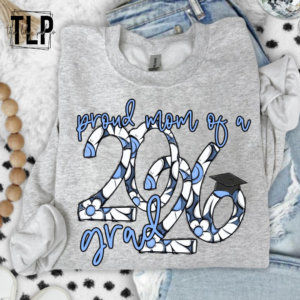 Proud Mom 2026 Grad Florals DTF Transfer