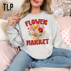 Flower Market Knit DTF Transfer