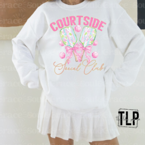 Courtside Social Life DTF Transfer