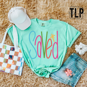 Saved Neon Squiggle DTF Transfer