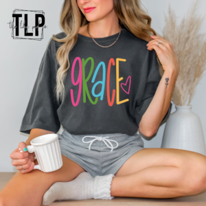 Grace Neon Squiggle DTF Transfer