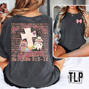 The Lord Is My Shepard Front Back DTF Transfer