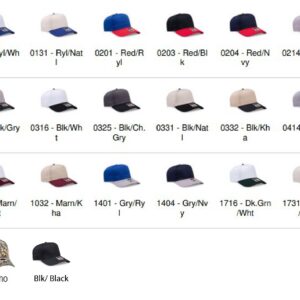 Glitter Embroidered One Letter Mascot Hat