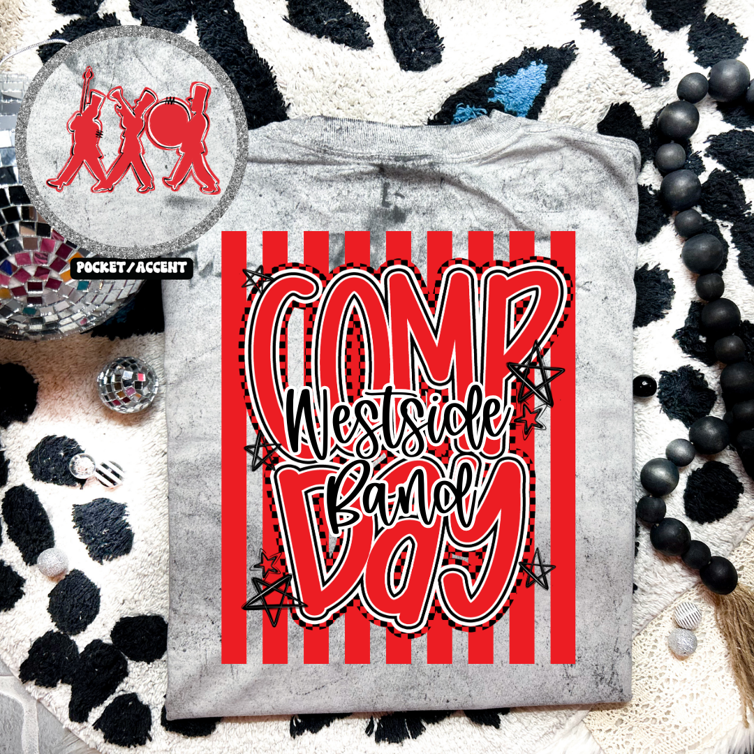 Striped Mascot Team Game Day -Comp Day DTF Transfer - Image 4