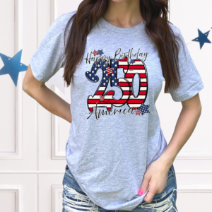 Happy 250th Birthday America DTF Transfer