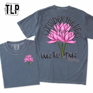 Consider the Lilies DTF Transfer