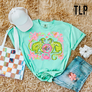 Grand Monkeys Monogram DTF Transfer