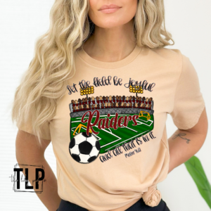 Let the Field Be Joyful Mascot DTF Transfer