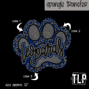 Leopards Paw Leopard-Custom Colors SPANGLE
