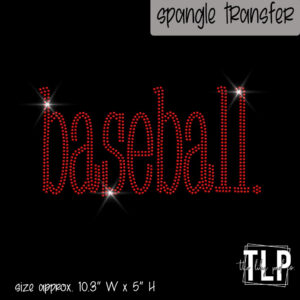 Baseball TYPED-SPANGLE