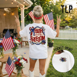 Faith Fireworks Freedom DTF Transfer