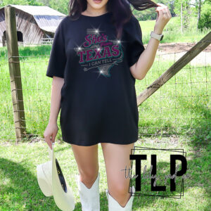She’s From Texas Spangle Bling Tee