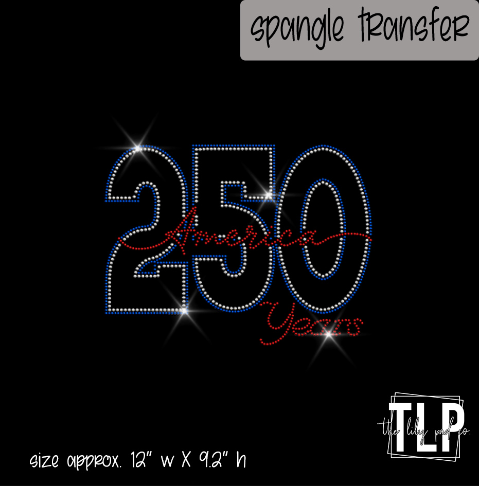 America 250 Years Spangle