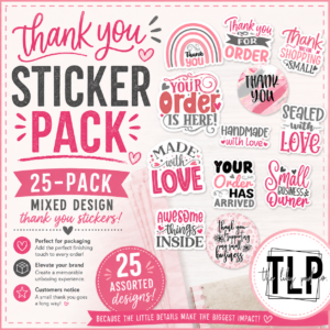Thank You Small Business Sticker Pack