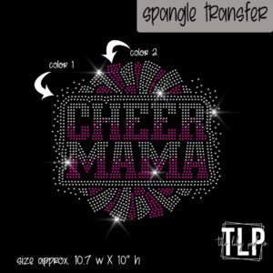 Cheer Mama Split Pom Spangle