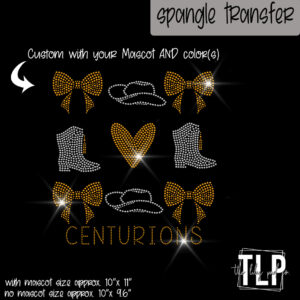 Drill Team Bow Collage-SPANGLE